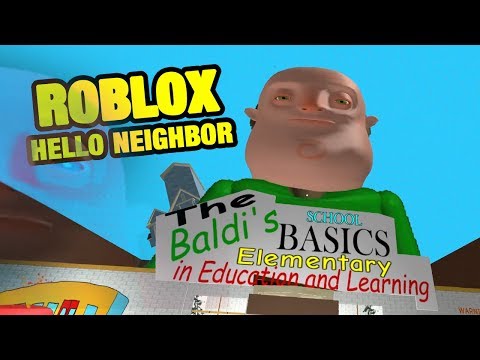 Baldi Exe Roblox Hello Neighbor - neighbor roblox machinima youtube