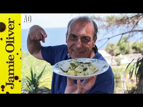 Linguine with fresh sage-caper sauce recipe