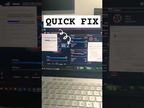 Laptop Overheating Issue Super Quick Fix ! #Shorts