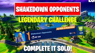 How to complete the Week 9 Legendary Quest SHAKEDOWN OPPONENTS as a SOLO easy