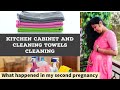 தமிழில்~ Kitchen cabinets and cleaning cloth cleaning || Thuthi leaves cured my health issue