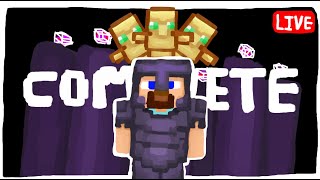 beating minecraft for the first time!!!