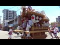 平成30年 大阪市生野区　御幸の森天神宮 宵宮 勝五だんじり夏祭り