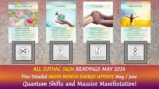 ALL ZODIAC SIGN Readings MAY 2024 with Moon Month Energy UPDATE⏳Quantum Shifts Begin to Manifest👉⏳✨⌚