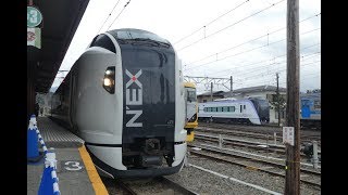 [鉄道車窓2019-02-09]特急成田エクスプレス8号 河口湖行(成田空港→河口湖)