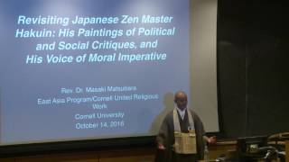 Lecture by Masaki Matsubara: Revisiting Japanese Zen Master Hakuin