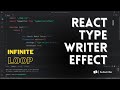 React Type Writer Effect Tutorial - React 18 2022