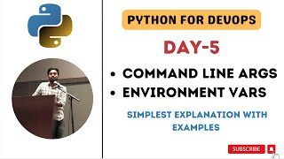 Day-5 | Command Line Args & Env Vars | Most Simple Explanation #python #abhishekveeramalla