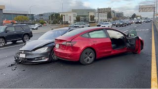 Tesla's Model 3, Model Y, Model S Collision Unveils Advanced Safety Features!