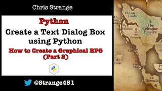 Create a TEXT Dialog Box Using Python: How to Create a Graphical RPG, Part 2