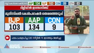 ദില്ലി മുൻസിപ്പൽ കോർപ്പറേഷൻ തെരഞ്ഞെടുപ്പ്; ചരിത്ര ജയത്തിലേക്ക് ആം ആദ്മി പാർട്ടി| Delhi MCD Election