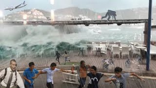 Mallorca storm today historical footage! Storm in spain 2023 ! Tormenta en mallorca