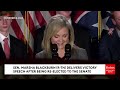 just in sen. marsha blackburn delivers victory speech after being re elected in tennessee