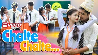 Chalte Chalte - Mohabbatein | School Love Story | New Hindi Song | Shahrukh  | Rawmats | ishqueen