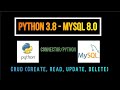 Python 3.8 and MySQL 8.0 | Connector/Python | CRUD