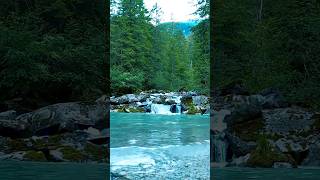 water flow with relaxing music beautiful nature HD video