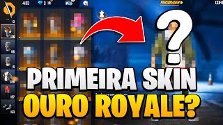 DESCUBRA AGORA qual foi a PRIMEIRA skin do Ouro Royale - #shorts