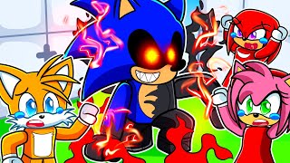 Becoming DARK SONIC In Roblox Rivals...