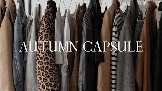 A realistic \u0026 minimal autumn capsule | 30 pieces - endless outfits