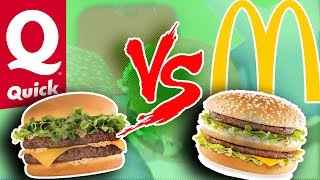 BIG MAC vs MEGA GIANT BEEF : QUICK OU McDo ??