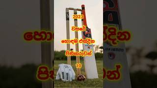 2023 වසරේ හොඳම එක්දින පිතිකරුවන් 10😍😱🏏#youtubeshorts #youtube #cricket