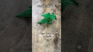 EPIC ORIGAMI HYDRA DRAGON: 3-HEADED DRAGON ORIGAMI WORLD TUTORIAL | DIY PAPER DRAGON STEP BY STEP