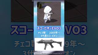 【ブルアカ】アツコ スコーピオンEVO3ガンアクション＆銃解説 (VOICEVOX) #shorts