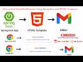 How to Send Email Notifications Using Spring Boot and HTML Templates #Thymeleaf #Springboot #Java