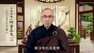 阿含正義(一) 126 三法印不得外於如來藏上