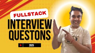 Full Stack Developer Interview Questions 2025 | React, React Native, PostgreSQL & Vue.js