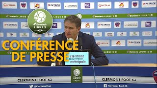 Conférence de presse Clermont Foot - RC Lens ( 0-0 )  / 2018-19