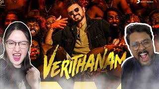 Verithanam Song REACTION | Bigil | Thalapathy Vijay | A. R. Rahman