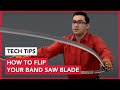 Sawblade.com shows How to Flip your Band Saw Blade