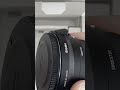 Sigma MC-11 Adapter with Sony A7 III #shorts