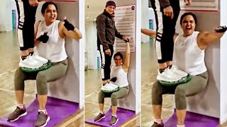 Pragathi Stunning Workout Video | Pragathi Latest GYM Workouts | Daily Culture