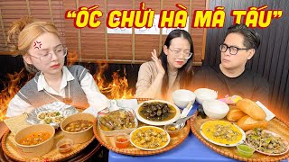 HNAG - Thèm thuồng ăn cả bàn “Ốc chửi Hà Mã Tấu” | Ốc xốt sườn xào chua ngọt???