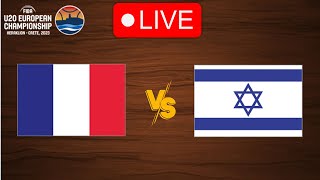 🔴 Live: France vs Israel | FIBA U20 European Championship 2023 | Live Play By Play Scoreboard