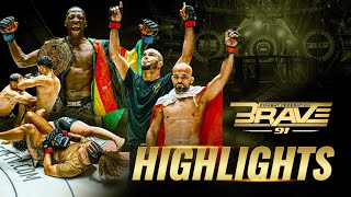 🔥 BRAVE CF 91 | Full Event Highlights | Action-Packed MMA Fights