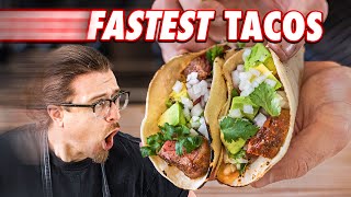 Making Steak Tacos Faster Than A Restaurant | But Faster