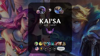 Kai'Sa ADC vs Ezreal - NA Master Patch 13.3