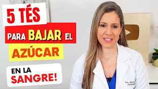 5 Mejores TÉS para BAJAR EL AZÚCAR EN LA SANGRE y CÓMO USARLOS CORRECTAMENTE!