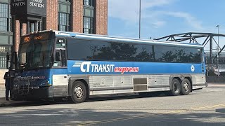 CTtransit 2010 Motor Coach Industries D4500CT #74 (A74) Ride on route 950 Express