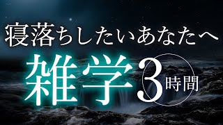 【睡眠導入】寝落ちしたいあなたへ雑学3時間【合成音声】