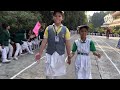 elegant public school annual sports day celebration. class 1 to 5