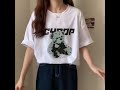 寬鬆版型 ml春夏款cp熊寬鬆短袖上衣 t shirt 3色選 日秀衣韓館