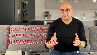 How To Write a Restaurant Business Plan