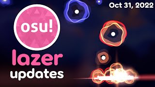 lazer updates - October 31, 2022