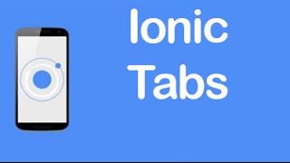 Ionic [CSS Components] - Tabs