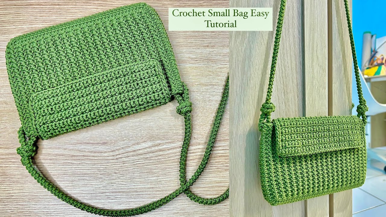 Crochet Small Bag Tutorial For Beginners Youtube