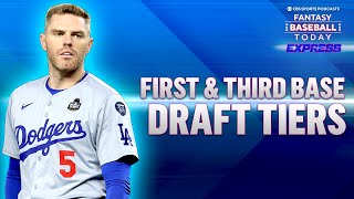 2025 First Base \u0026 Third Base Tiers! Will Freddie Freeman Bounce Back? | Fantasy Baseball Advice